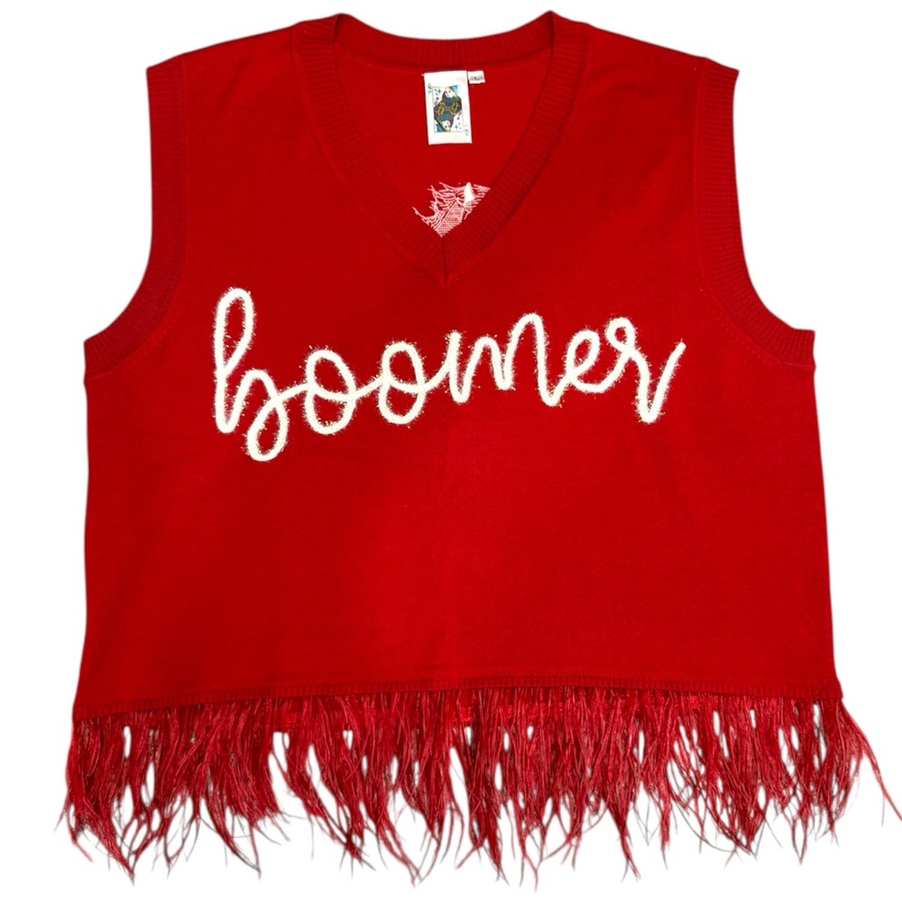 Queen of Sparkles “Boomers” OU University Vest